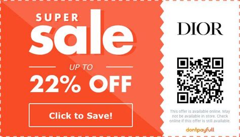 dior coupons 2023|Dior promo code no minimum.